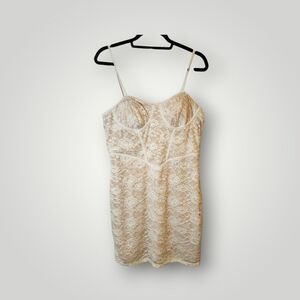a.byer Ivory Lace dress size 13 new